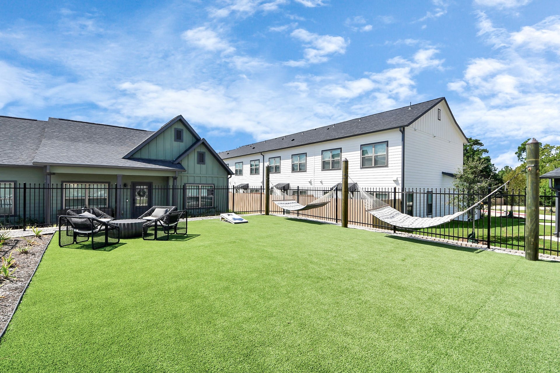 7711 Longmire Road, #97, Conroe, TX 77304 Enjoy an abundance of Amenities:Resort-Style Pool w/Sundeck Ledge&Outdoor Lounge Areas w/Grilling area,Gaming Lawn,Pickleball Court,Quaint Dog Park for your fur babies!24/7 Fitness Center w/Kids Play Zone area.Stunning Clubhouse w/Caf/Lounge.Playground Area.Electric Vehicle Charging Stations!
