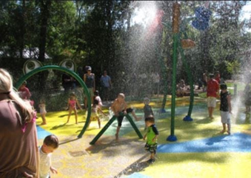 Shadow Bend Pool splash pad for the little ones!