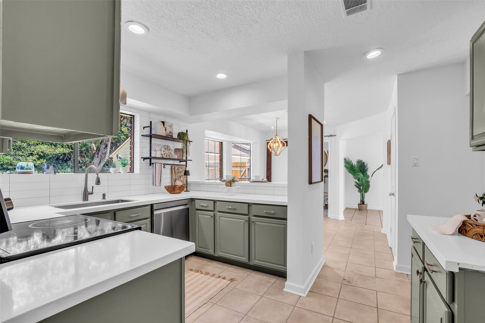 Updated kitchen offering functionality and everyday convenience.