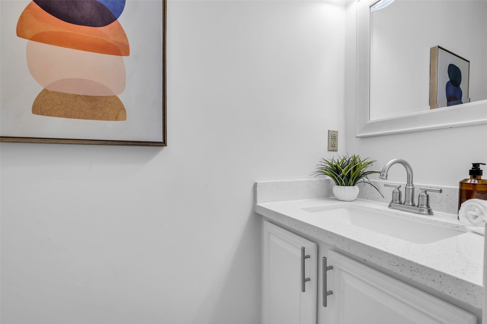 Half bath located on 1st floor