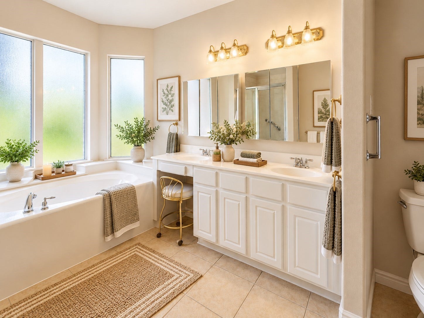 519 Oleander Street, Lake Jackson, TX 77566 STAGED - PRIMARY BATHROOM