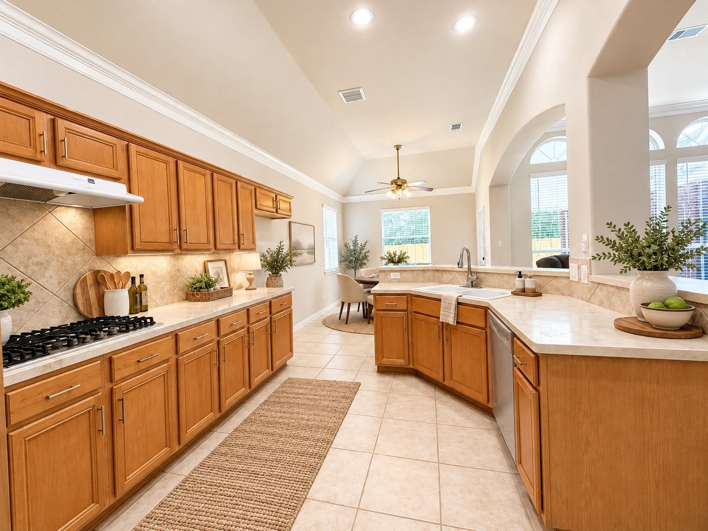 519 Oleander Street, Lake Jackson, TX 77566 STAGED KITCHEN