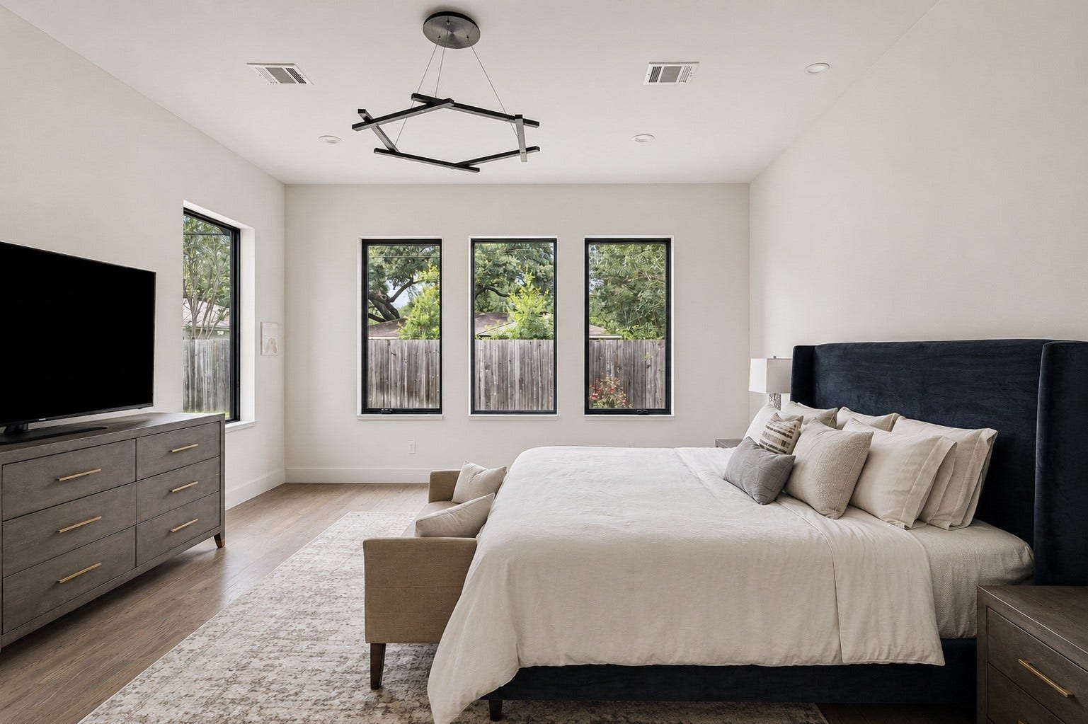 4638 Merwin Street, Houston, TX 77027 Natural light fills the room, creating a calm and inviting retreat.