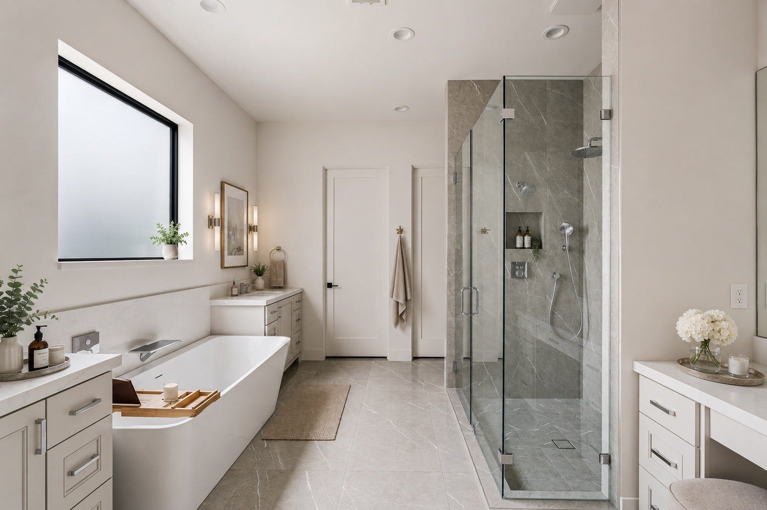 4638 Merwin Street, Houston, TX 77027 Beautiful tilework and thoughtfully selected designer finishes elevate the space.