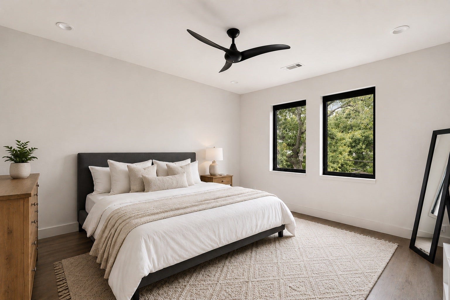 4638 Merwin Street, Houston, TX 77027 Equally spacious, the fourth bedroom continues the home's thoughtful design and quality finishes.