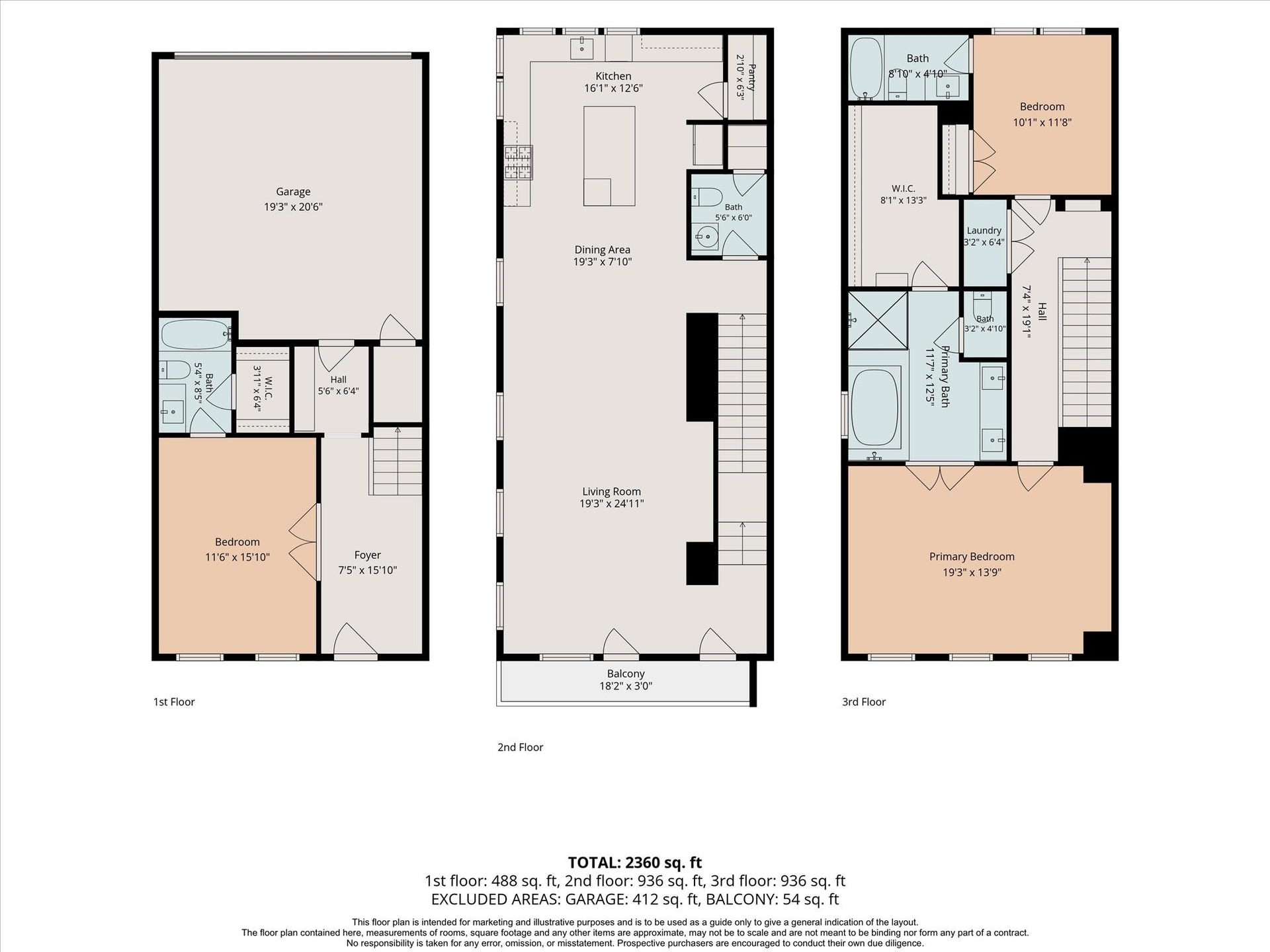 8805 Kolbe Bend Lane, Houston, TX 77080 Full floorplan of the home