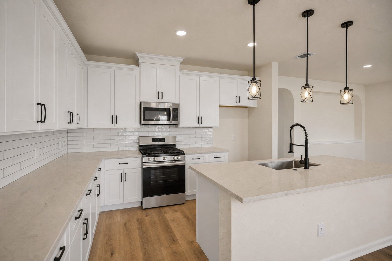 Gourmet Kitchen. New Cabinets, Countertops, and Appliances.