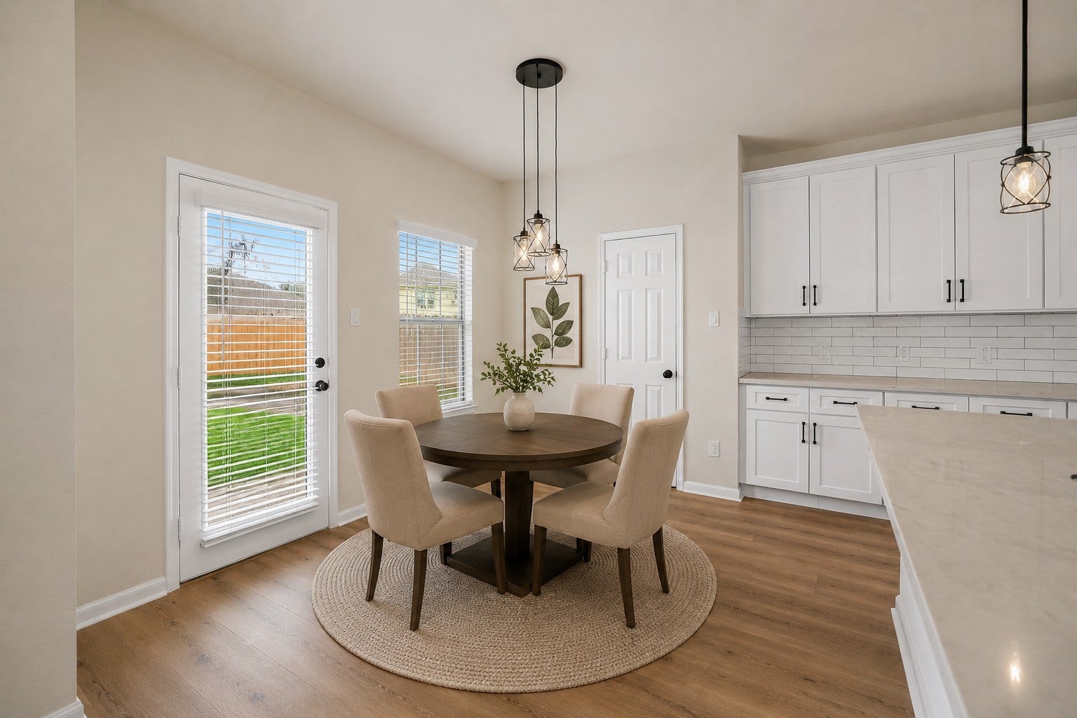 Breakfast nook. Virtually Staged