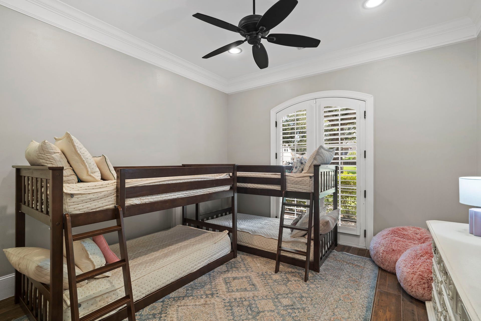 706 Oyster Creek Drive, Sugar Land, TX 77478 Flexible first-floor bedroom with a bathroom conveniently located right outside the bedroomperfect for guests, a mother-in-law suite, or additional living space.