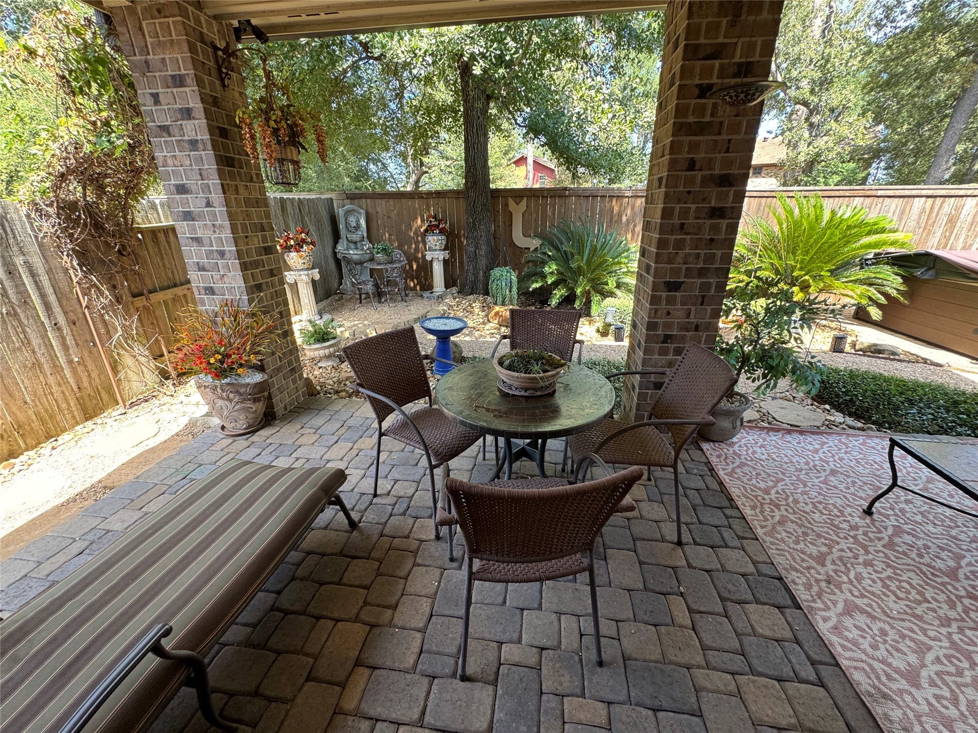 4910 Woodbury Mill Drive, Spring, TX 77389 Another look at the back patio