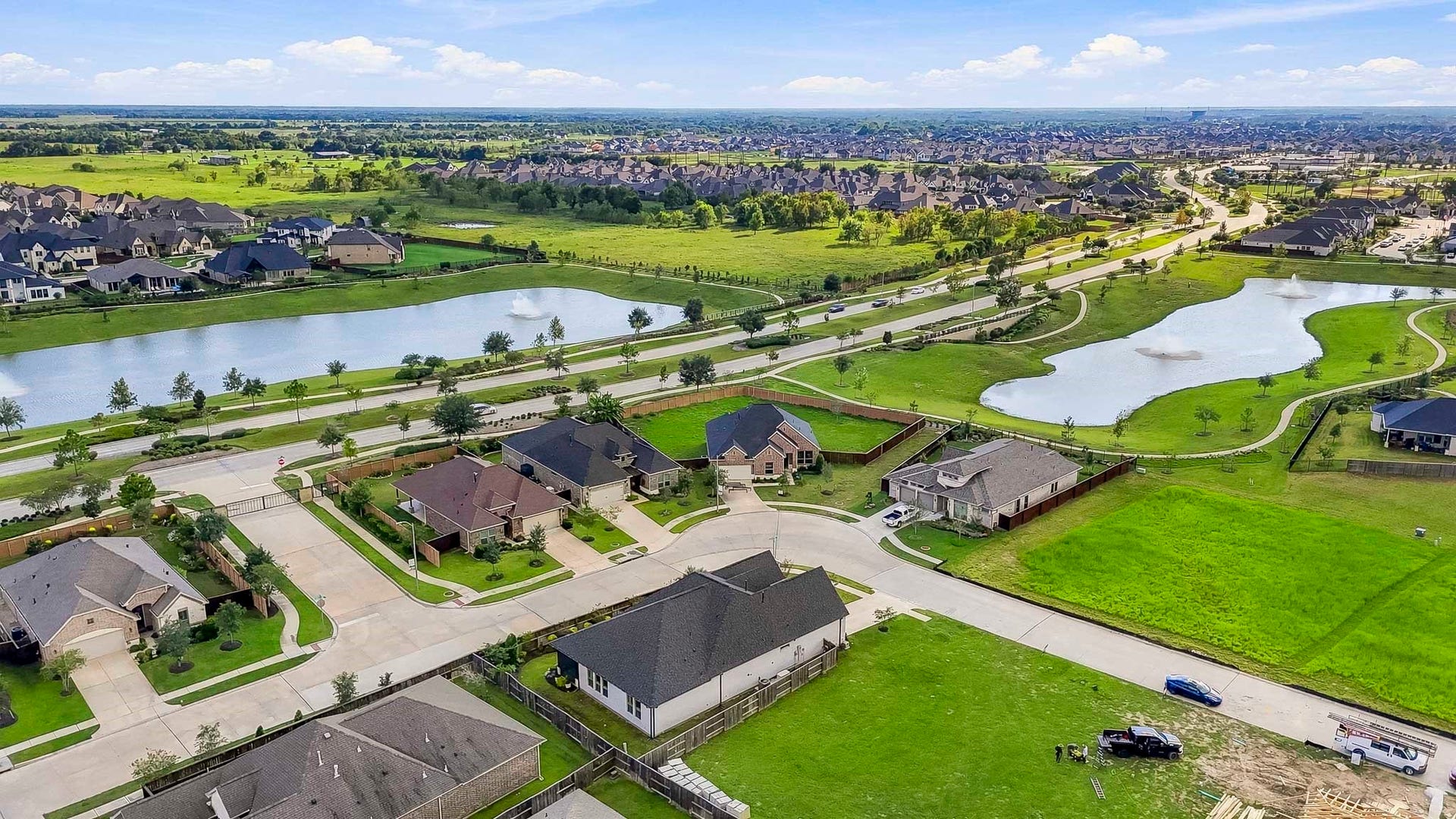 9527 Waxwing Trace, Manvel, TX 77578 Meridiana includes pools, Adventure Cove, a 4-acre park with mini golf, miles of trails, parks, lakes, and gathering spaces.