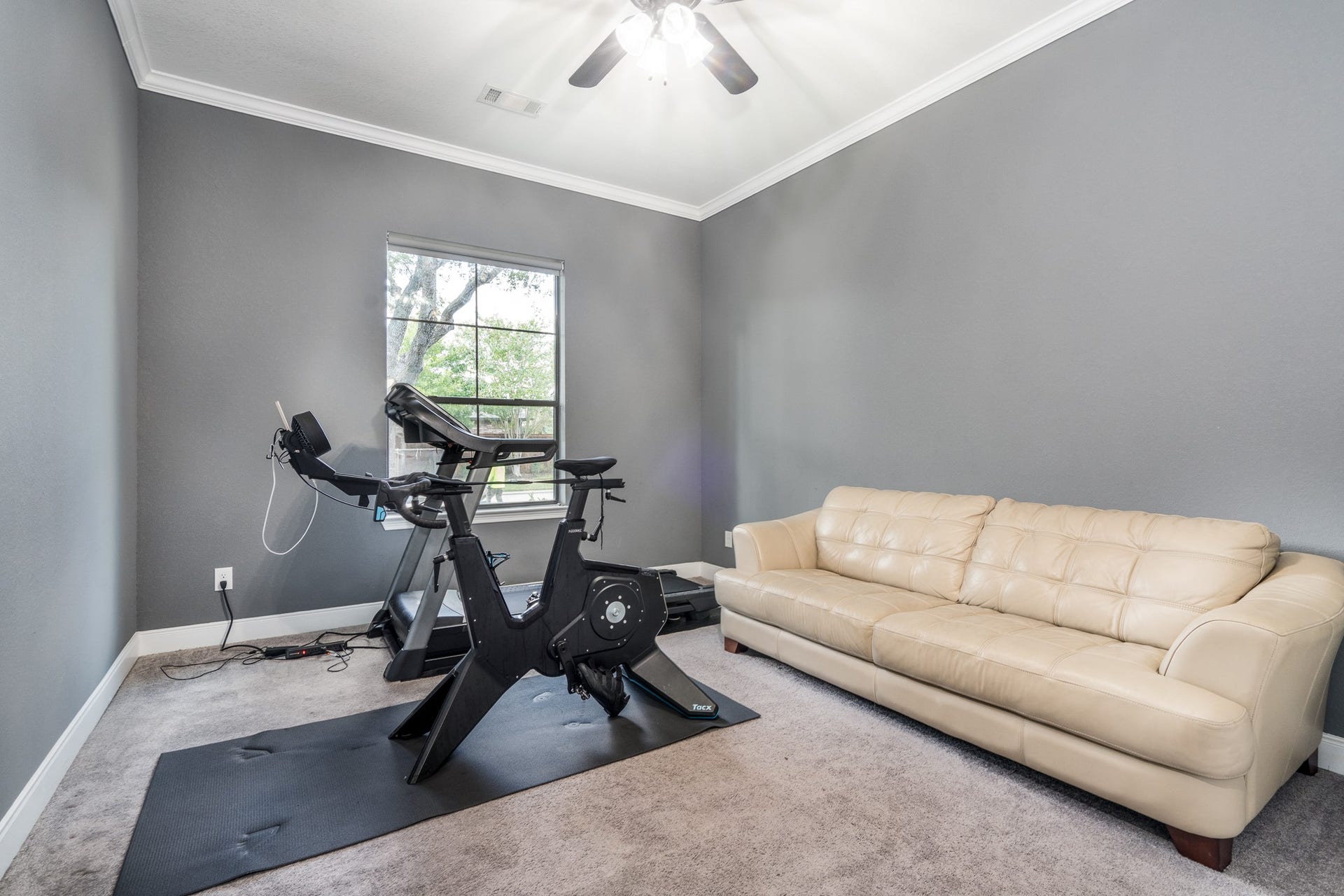 9618 W Pedernales River Drive, Cypress, TX 77433 Another 1st floor bedroom currently being used as an exercise room.