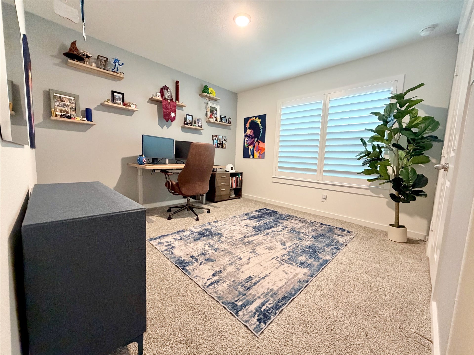 4724 Peony Green Drive, Katy, TX 77493 First Bedroom- currently used as an office
