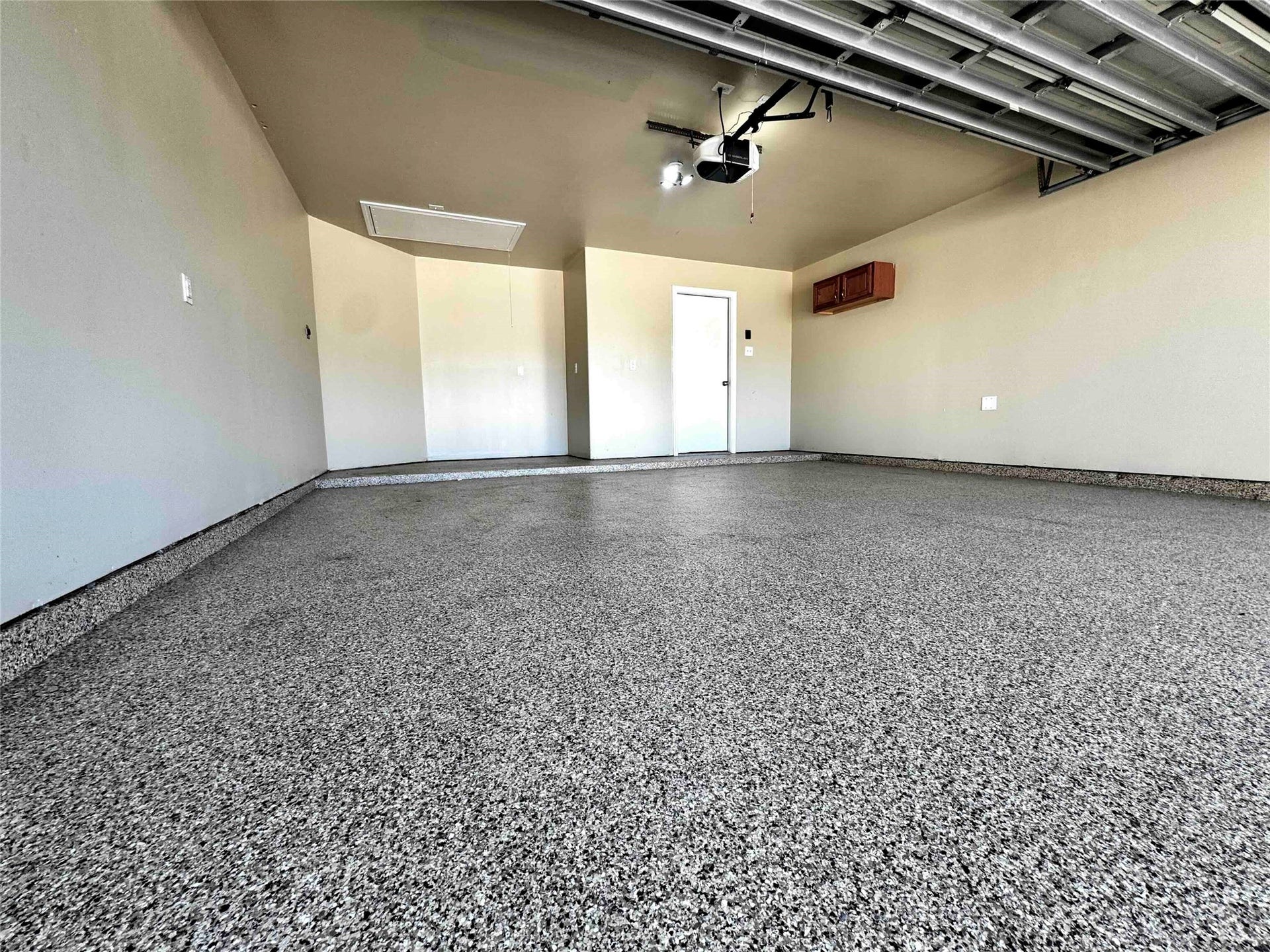 683 Fallow Lane, Alvin, TX 77511 2-Car Garage has nice epoxy coating on floor