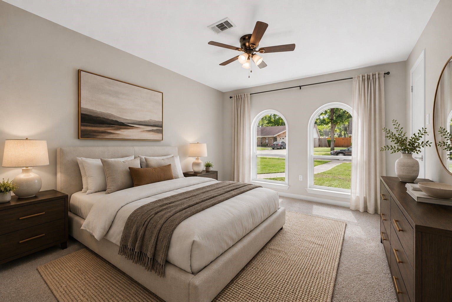 1307 Hitherfield Drive, Sugar Land, TX 77498 Secondary Bedroom- Virtually staged