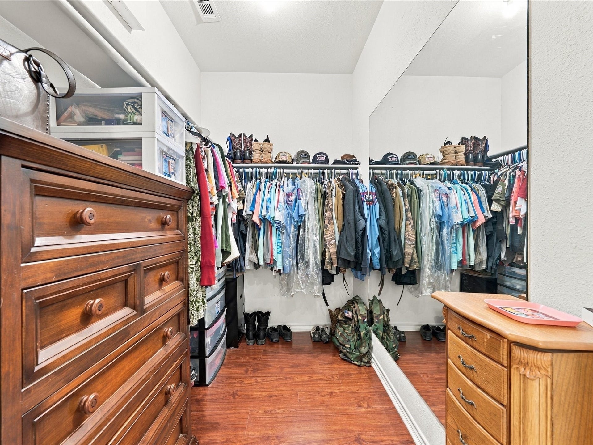 306 Sherwood Forest Street, Conroe, TX 77316 A spacious walk-in closet provides generous storage for the primary bedroom.