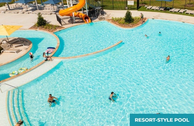 Walking distance from The Sol Club Lagoon and The Retreat Lazy River Amenity Villages.