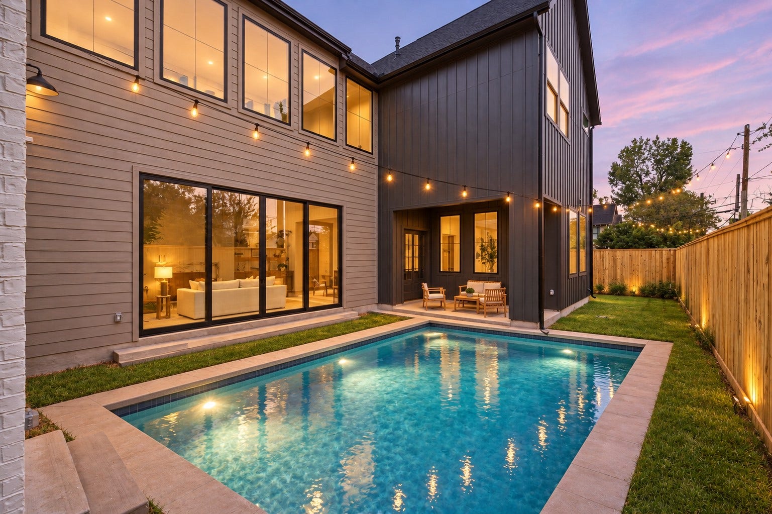248 W 22nd Street, Houston, TX 77008 Render of possible pool addition.