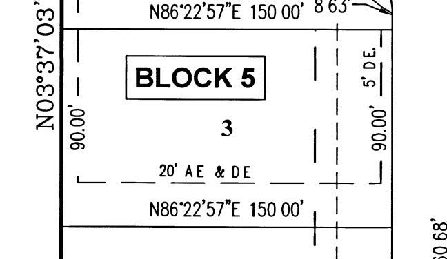 Photo for illustration purposes only. Buyer will need to verify lot dimensions and any applicable easements.