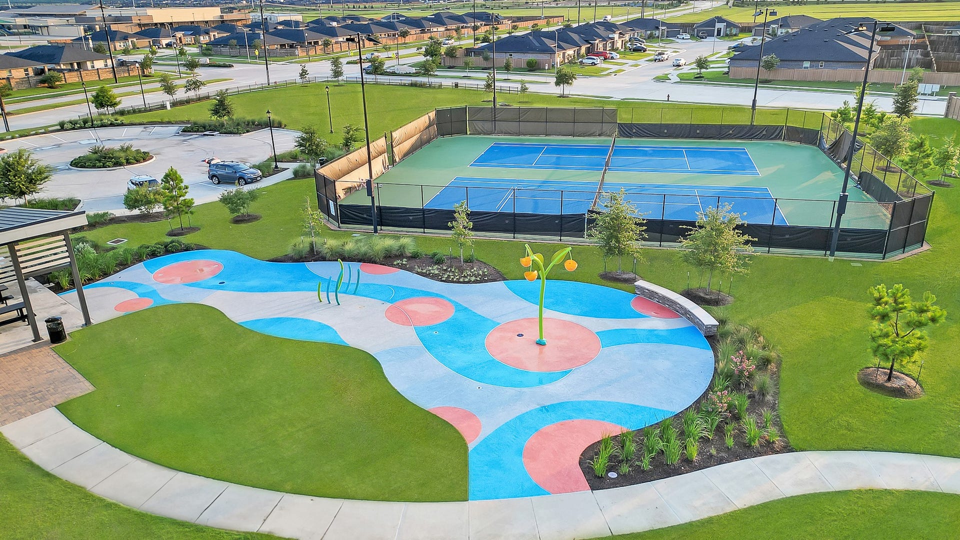 31503 Primrose Falls Drive, Fulshear, TX 77441 Tamarron West Pickleball Court