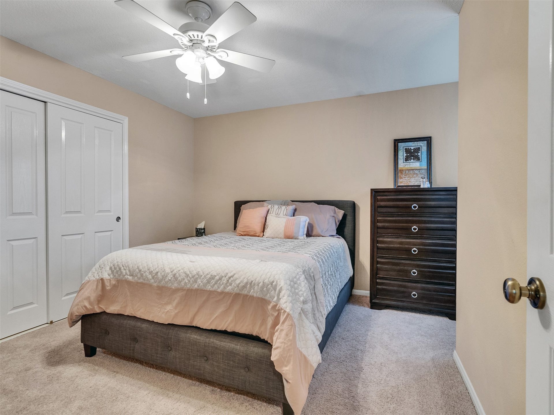 83 Scarlet Woods Court, #83, The Woodlands, TX 77380 Bedroom 2 upstairs (twin mattress available in the closet if needed)