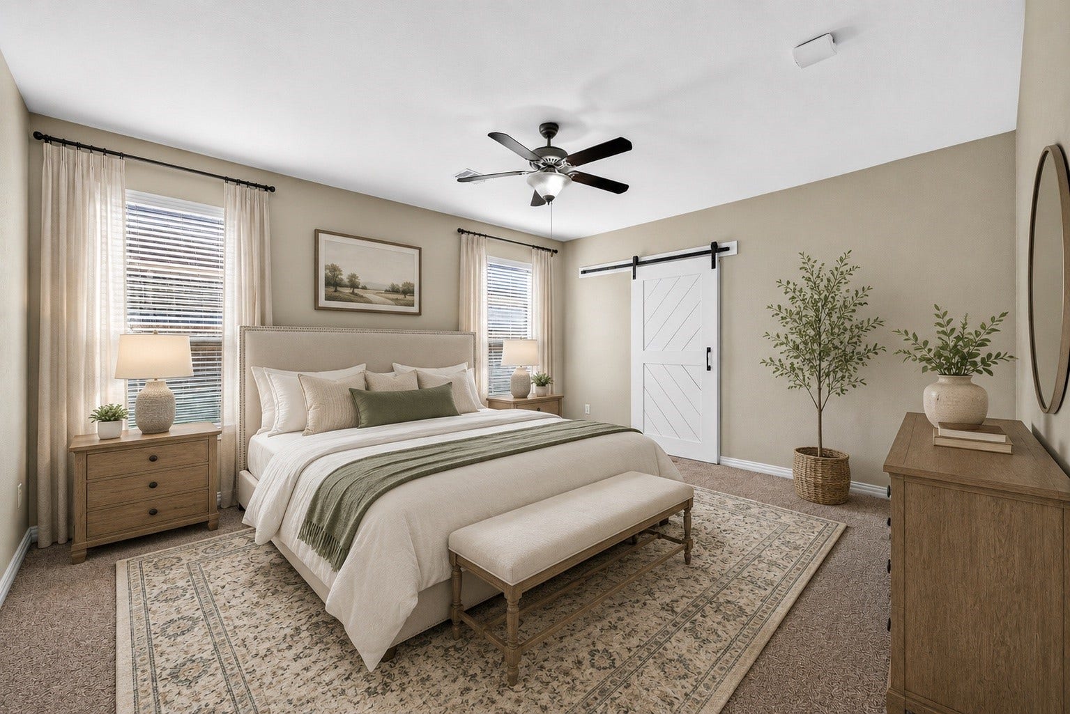 23010 Tindarey Falls Lane, Katy, TX 77493 Primary Room with Ceiling Fan