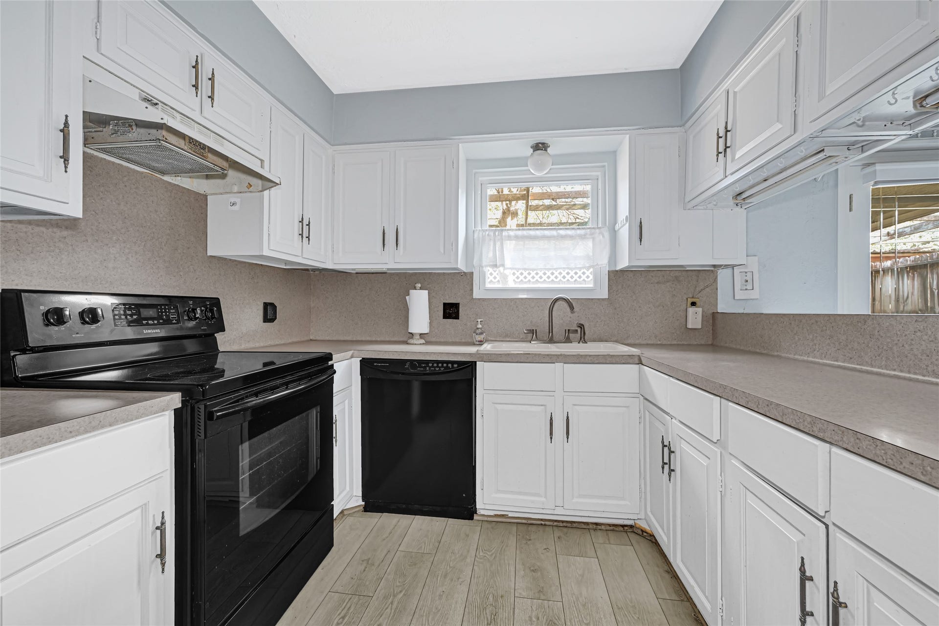Updated Kitchen with Refrigerator, Stove and Dishwasher