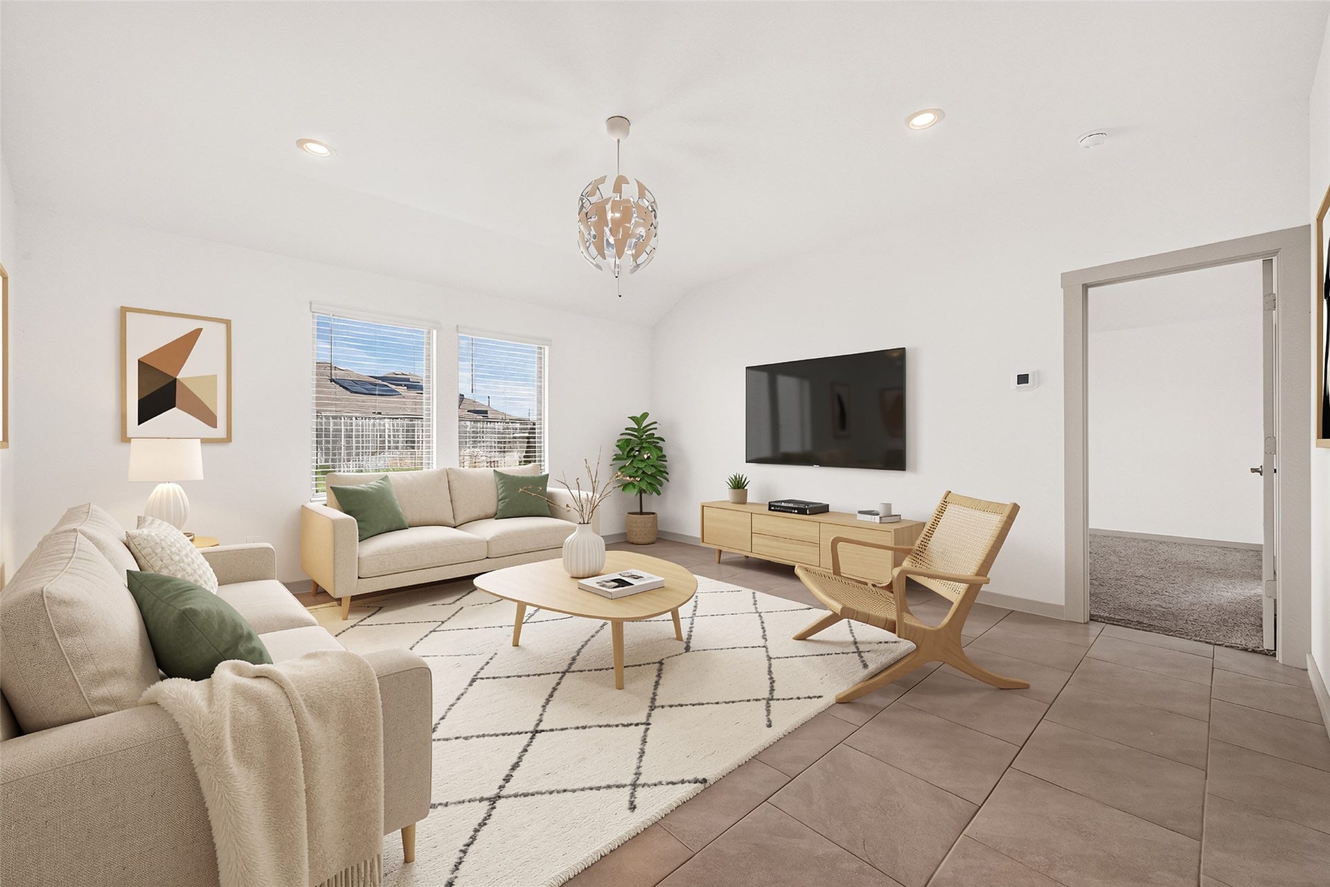 3943 Canyon Shore Lane, Missouri City, TX 77459 Living room - virtual staging