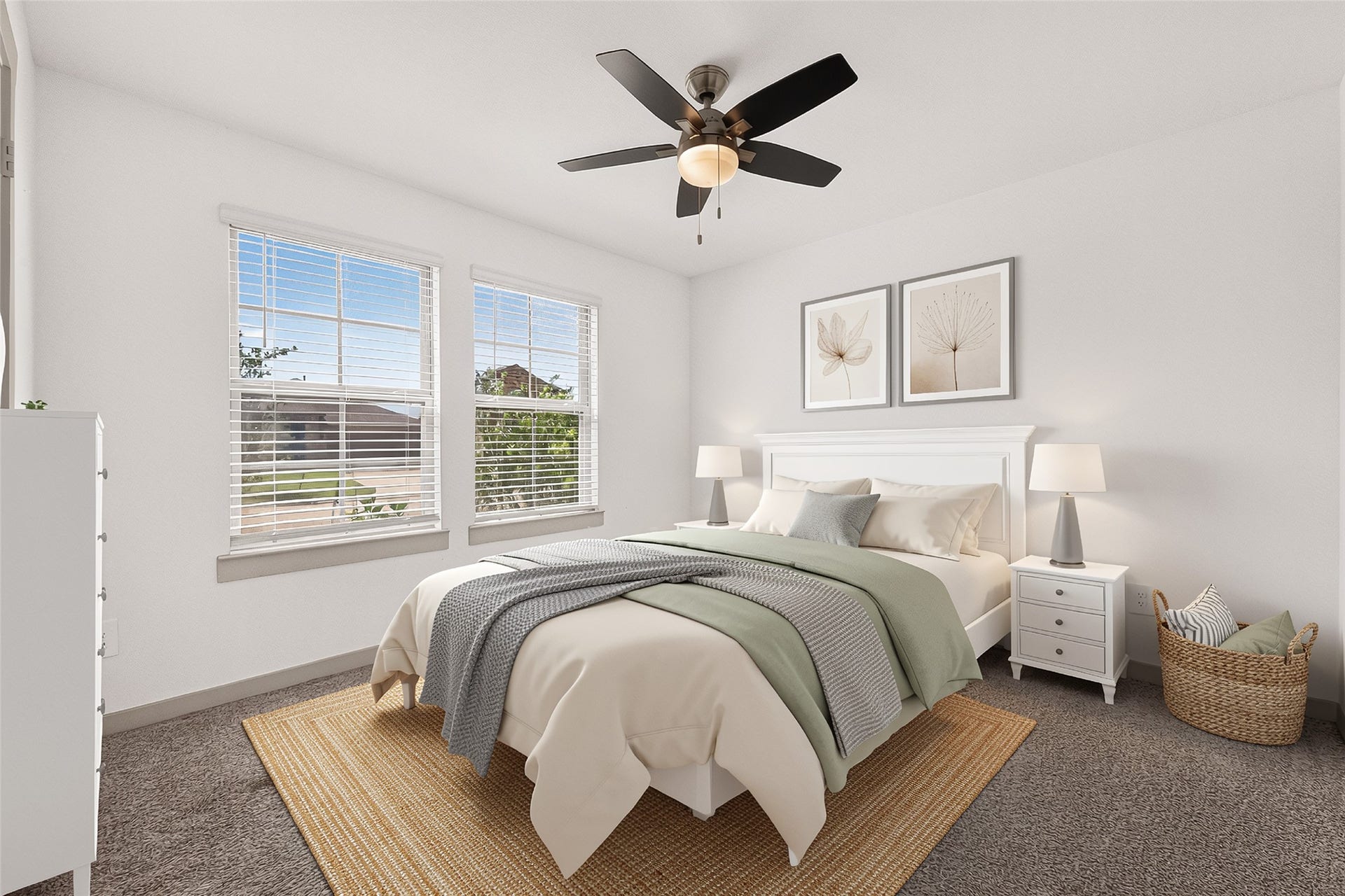 3943 Canyon Shore Lane, Missouri City, TX 77459 front bedroom - virtual staging