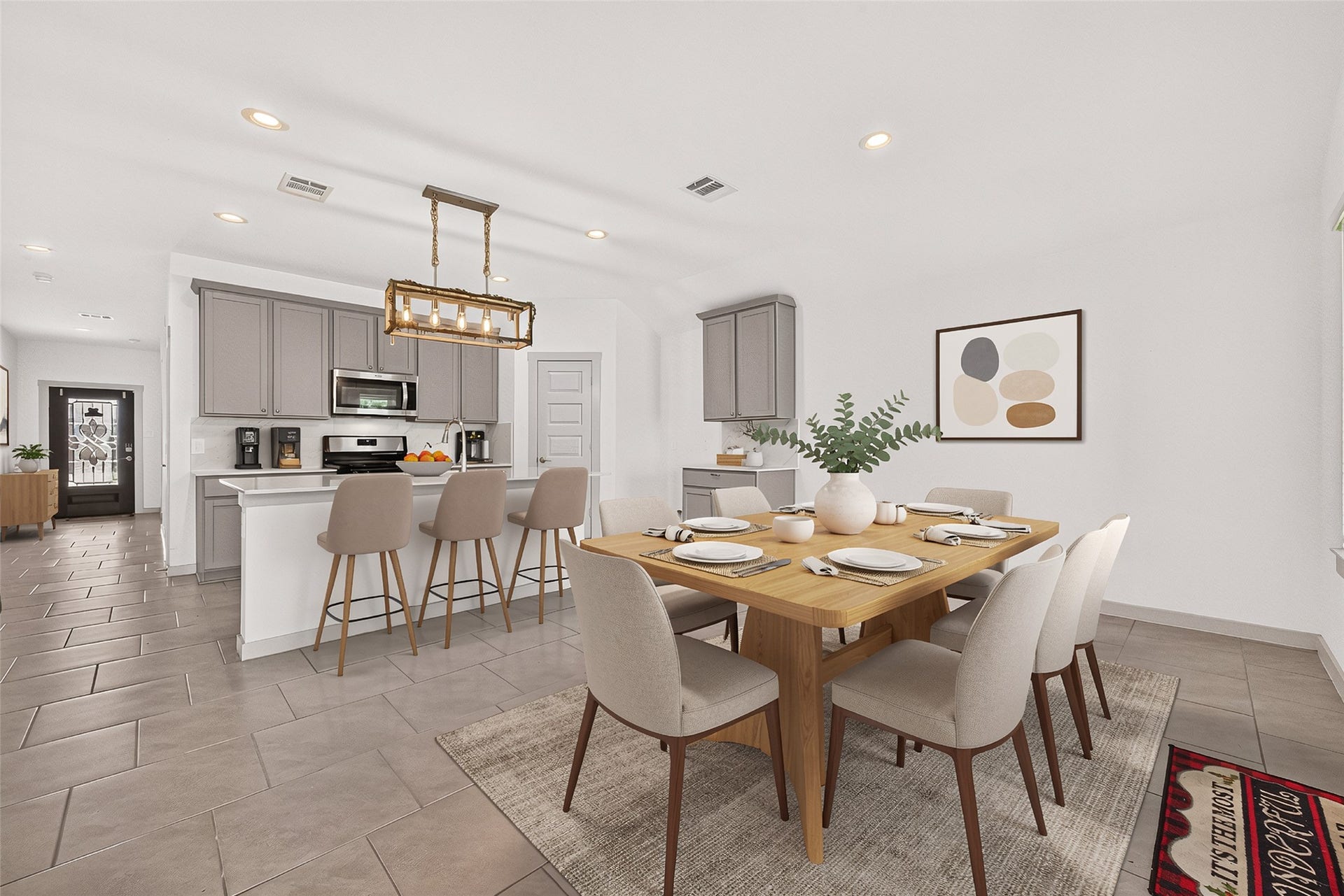 3943 Canyon Shore Lane, Missouri City, TX 77459 Dining area - virtual staging