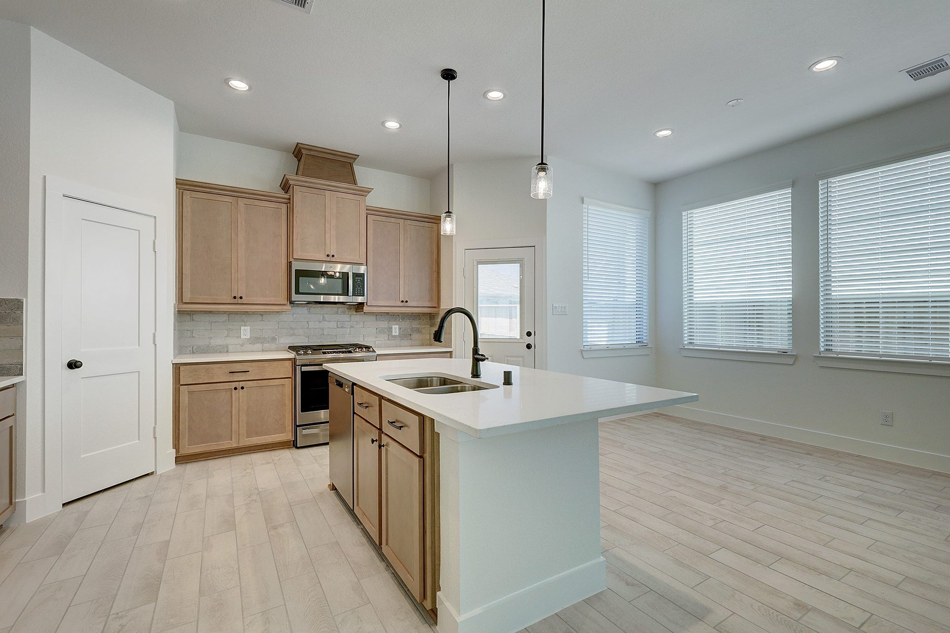 Kitchen opens directly to the living area for easy everyday living.