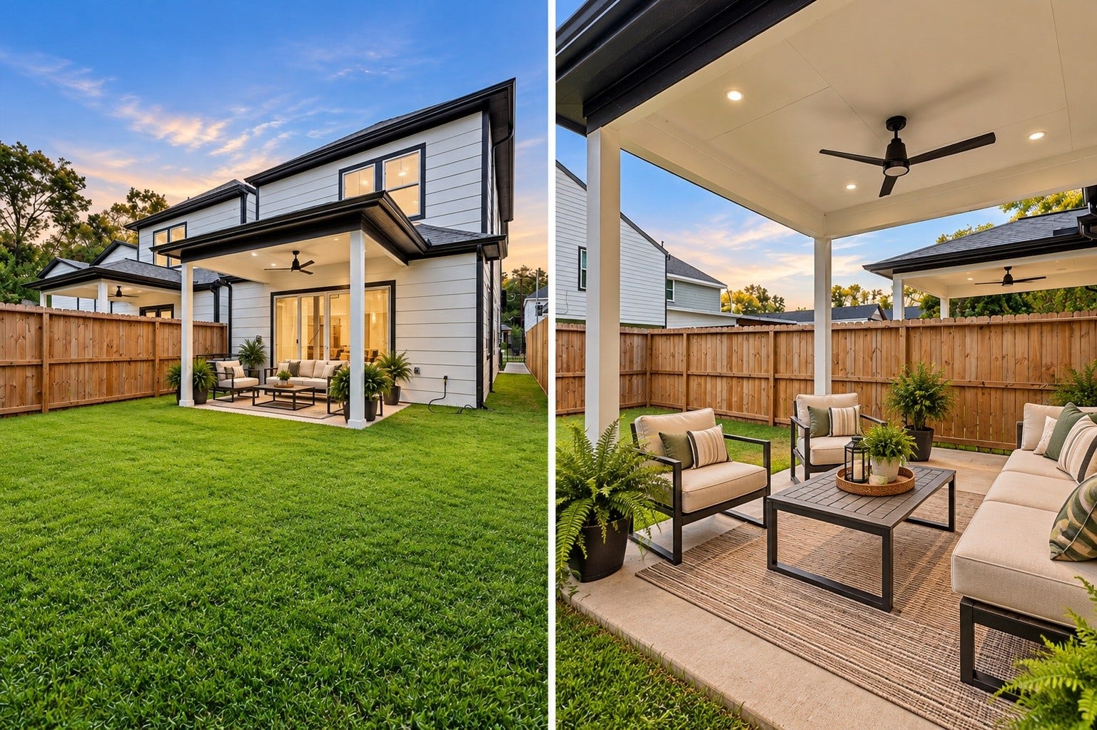 8132 Sunnyhill Street, Houston, TX 77088 Virtually staged options for your backyard oasis
