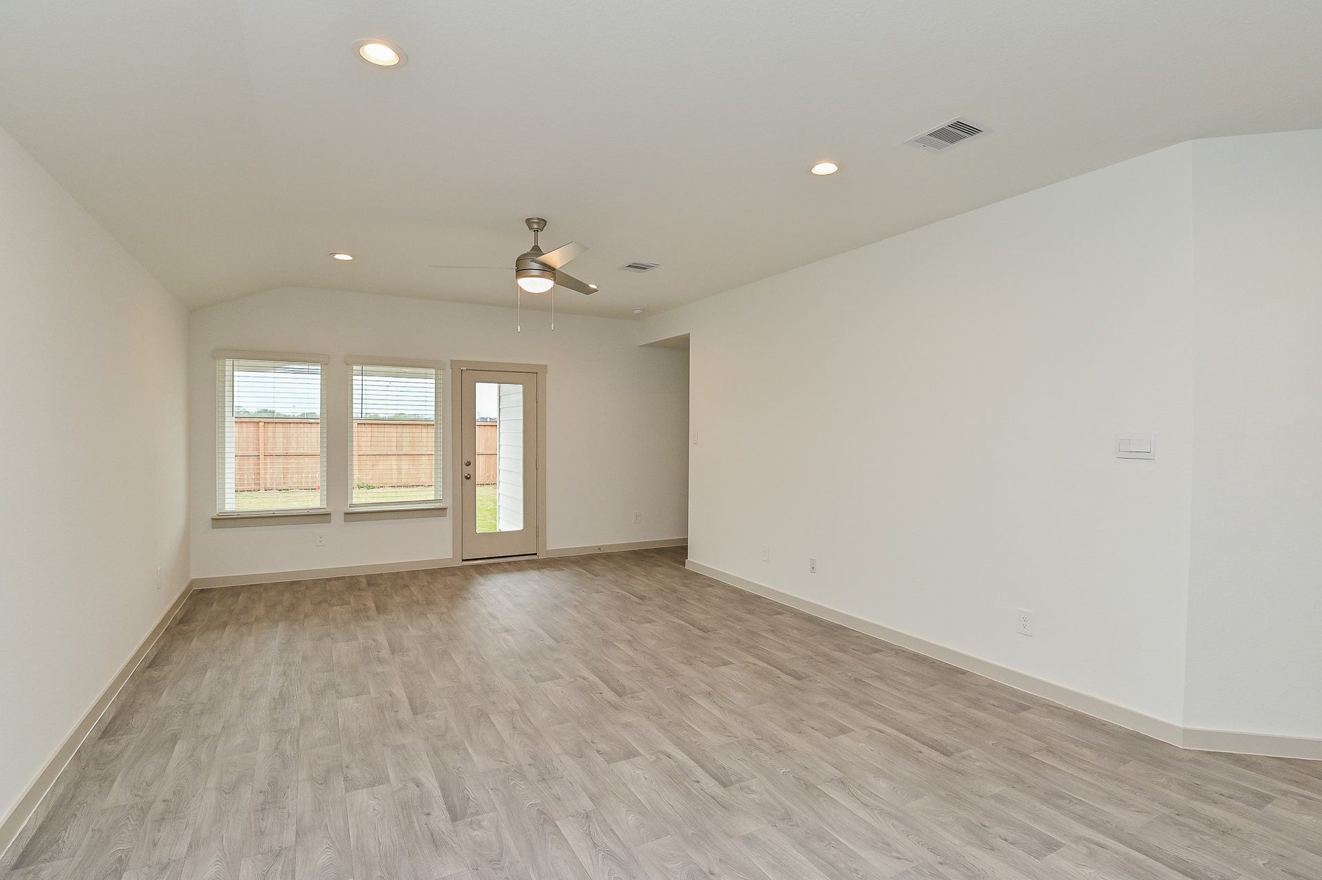 Spacious living area
