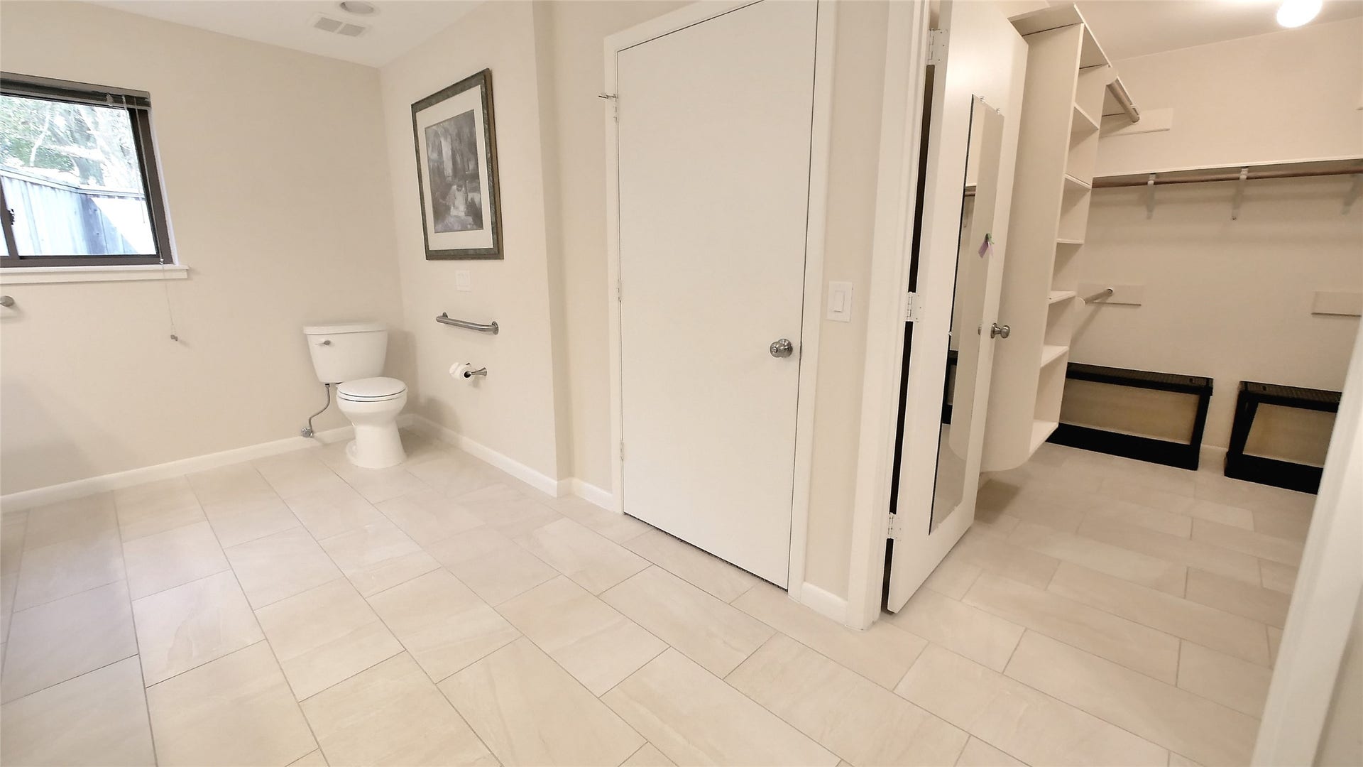 Closet and rest of primary bath