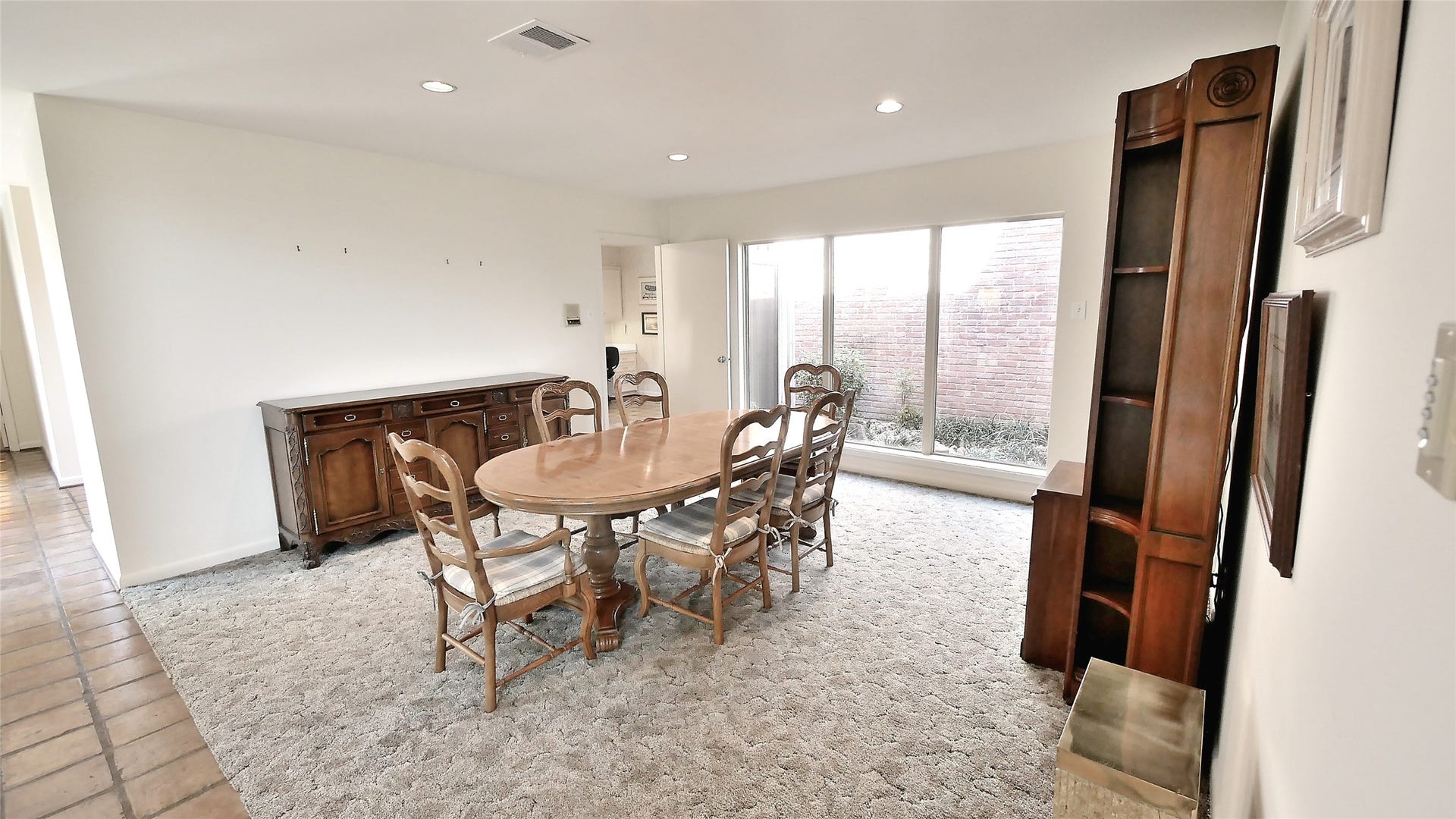 Another view of the formal dining