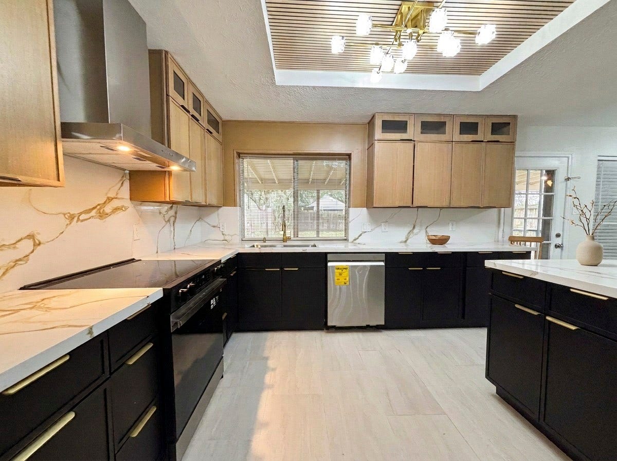 2106 Cherry Hills Drive, League City, TX 77573 Completely remodeled kitchen with all-new appliances.