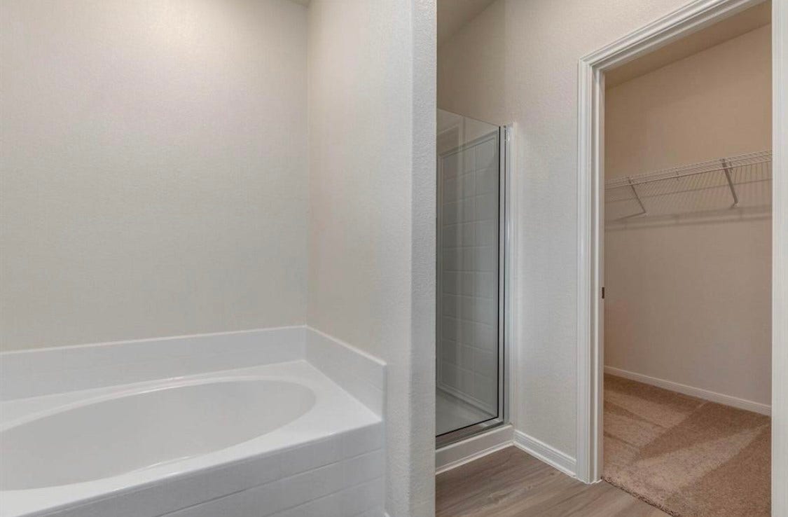 2136 Mule Ridge Drive, Katy, TX 77493 Primary bathroom and Walk-in closet.