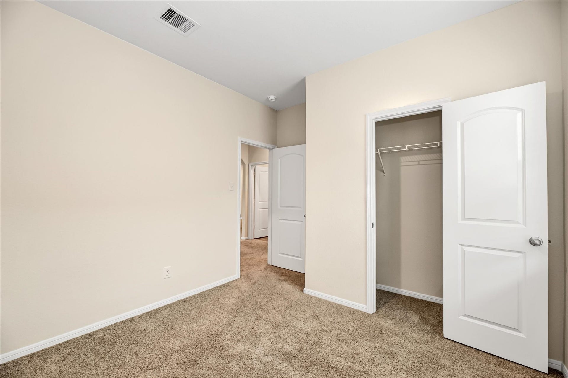 2136 Mule Ridge Drive, Katy, TX 77493 One of the two Secondary bedrooms with closet.