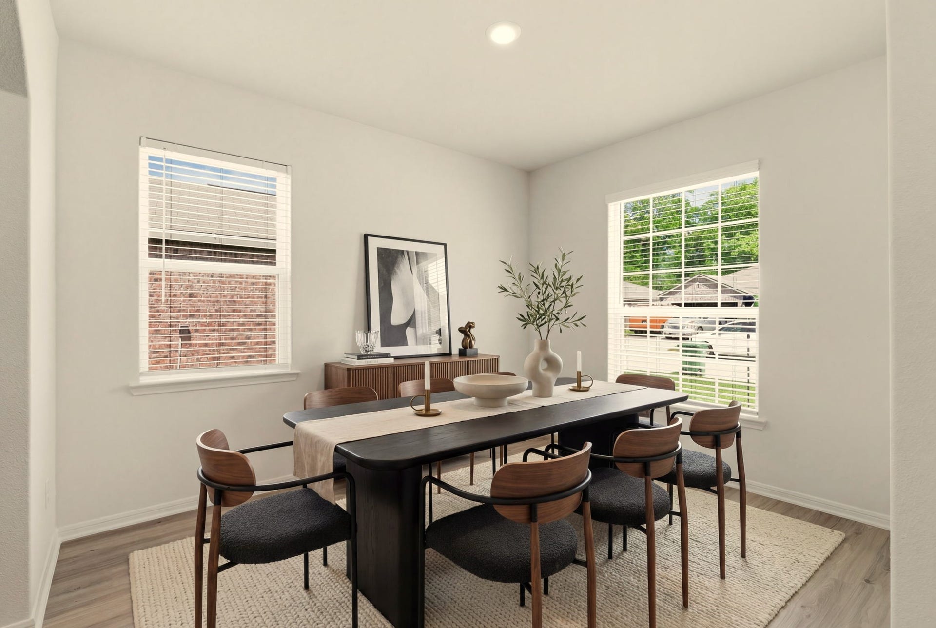 2136 Mule Ridge Drive, Katy, TX 77493 Dining room. Virtual staging.