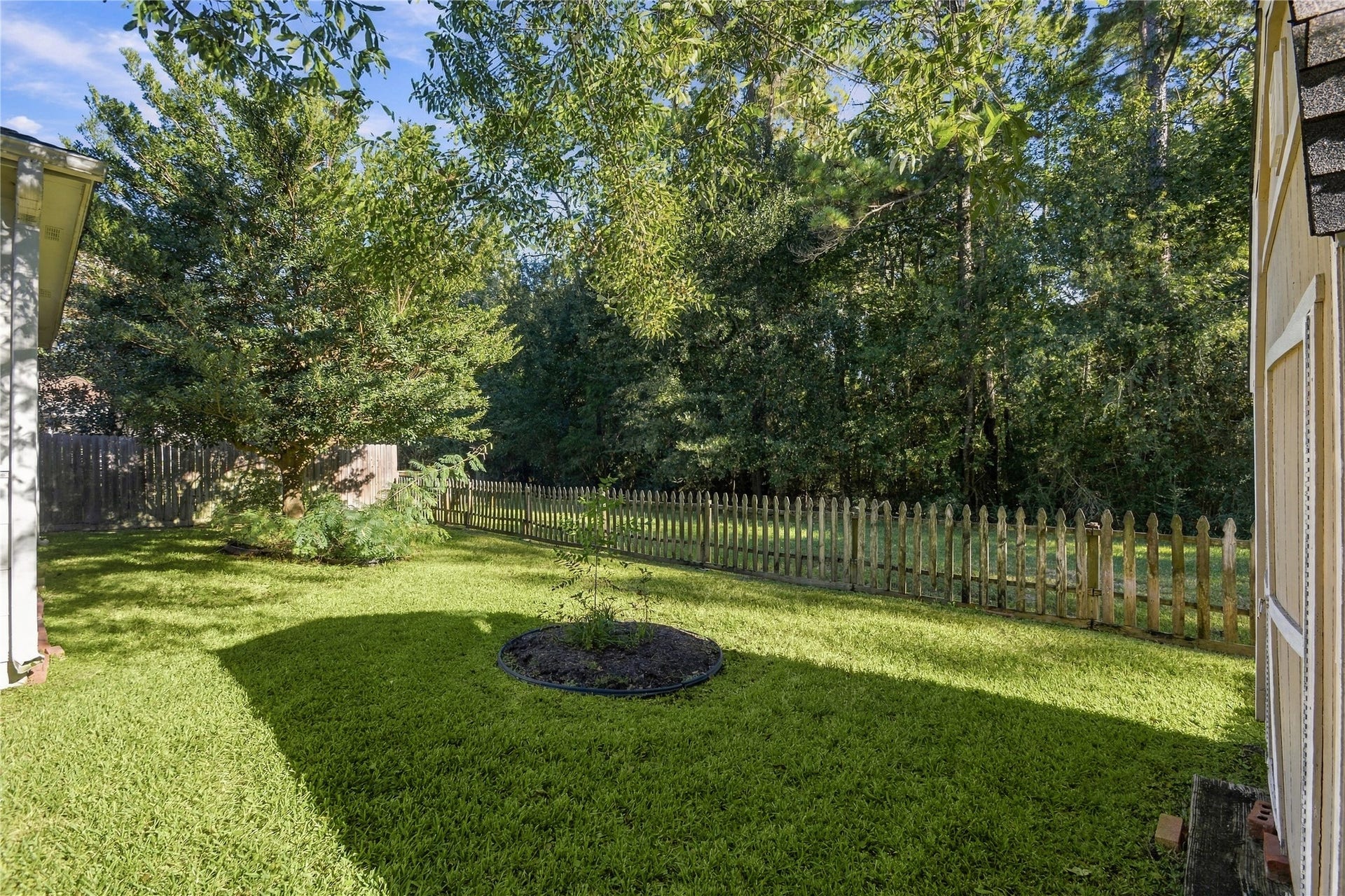 14515 Moss Creek Lane, Cypress, TX 77429 Backyard with view of wildlife in greenbelt