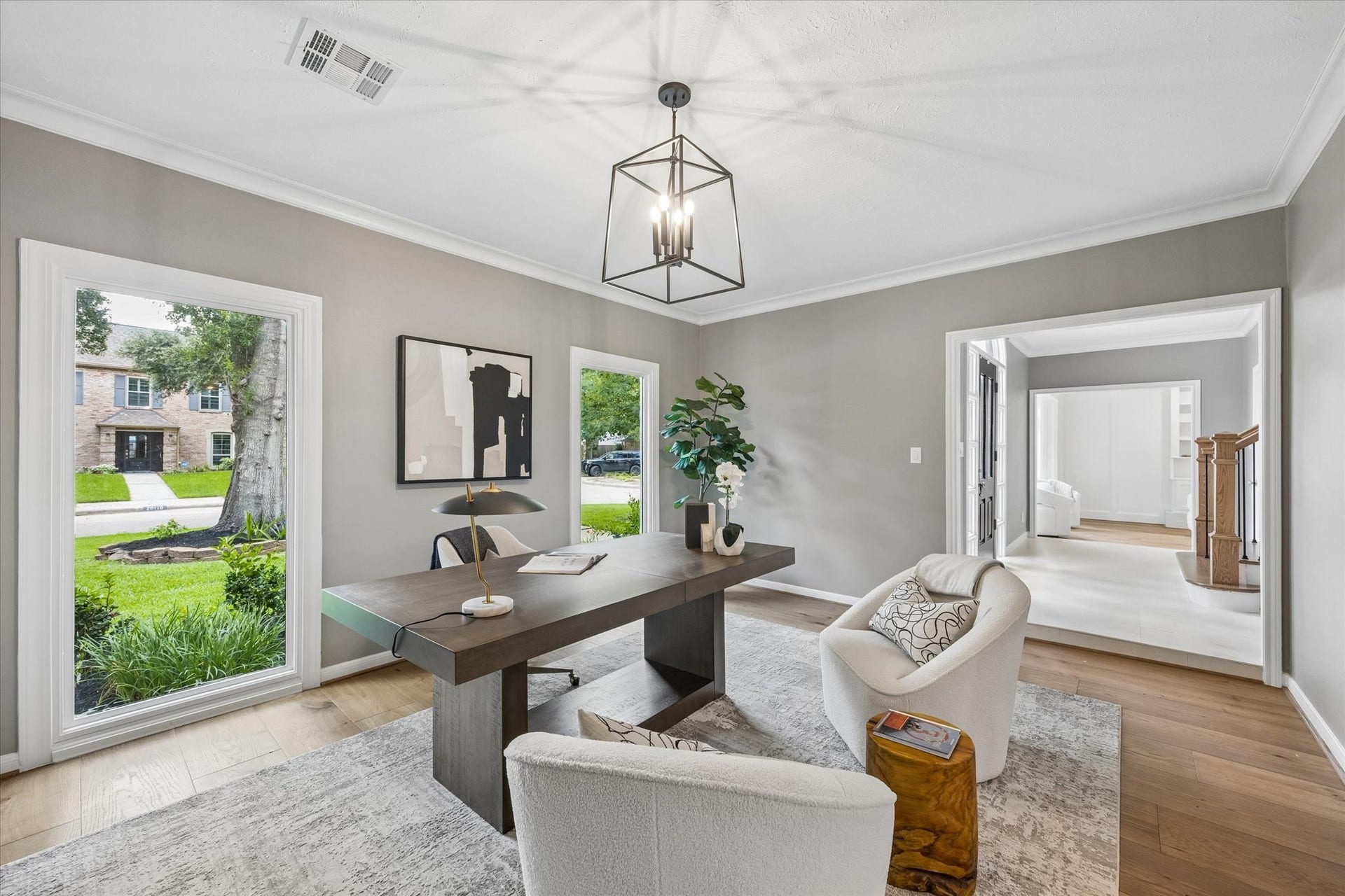 20111 Hardwidge Court, Katy, TX 77450 First Floor extra space, staged as an office, could be a den, game room or anything you want!