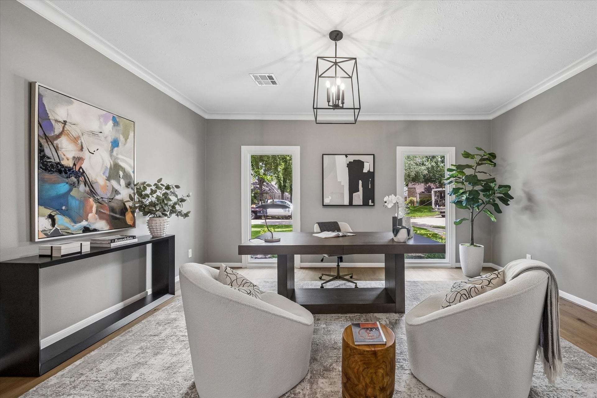 20111 Hardwidge Court, Katy, TX 77450 First Floor extra space, staged as an office, could be a den, game room or anything you want!