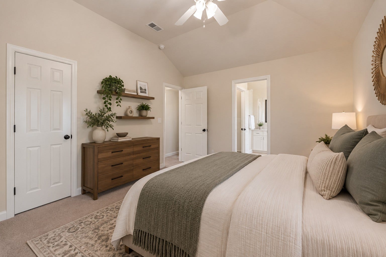 Thoughtfully designed for everyday flexibility, this fifth bedroom offers a comfortable layout with convenient access to the adjoining spaces.