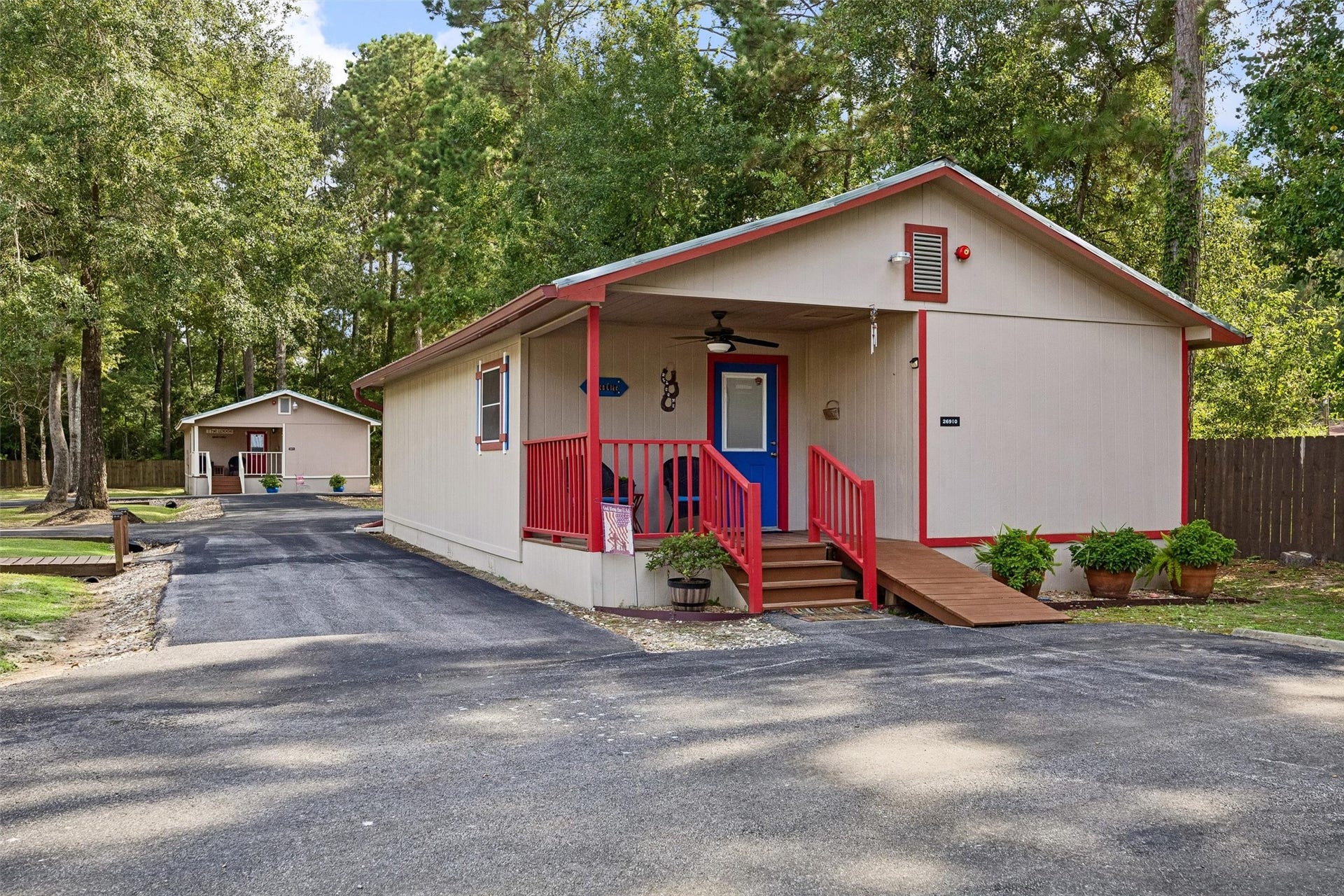 Two 2 bedroom homes with front porches. Come fully furnished. Separate electric meters