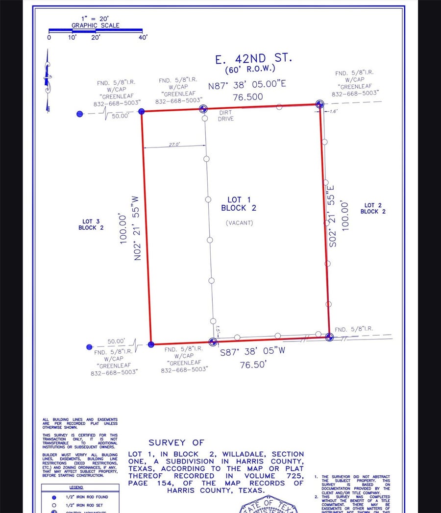 Property photo for 402 E 42nd Street, Houston, TX