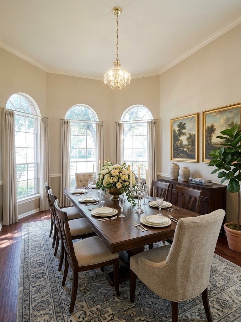 802 Portsmouth Drive, Pearland, TX 77584 Digital staged formal dinning