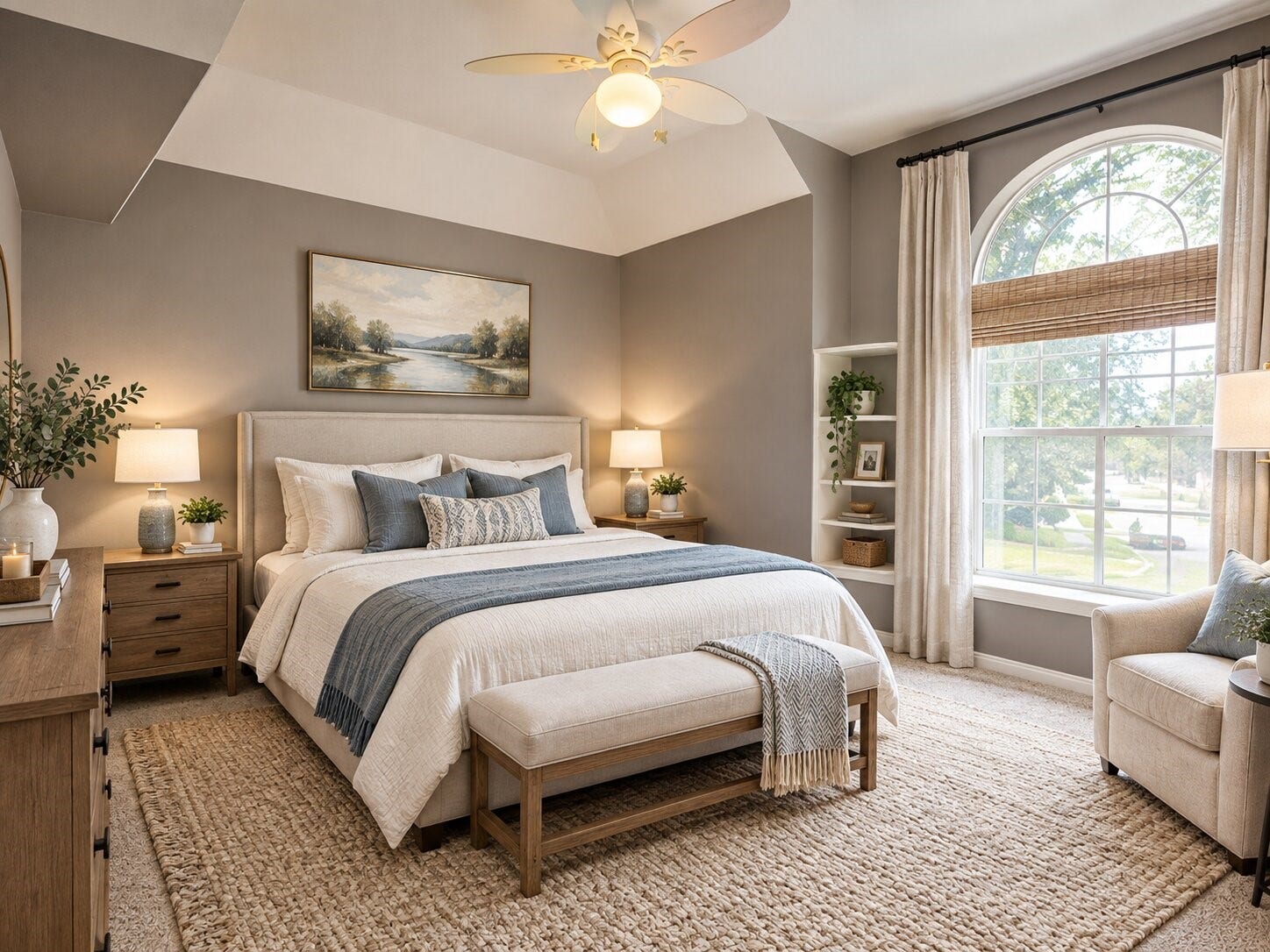 802 Portsmouth Drive, Pearland, TX 77584 Digital staged bedroom