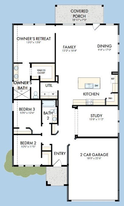 The success of a floor plan is the way you can move through itYoull be amazed at how well this home livesWe call it traffic patterns.