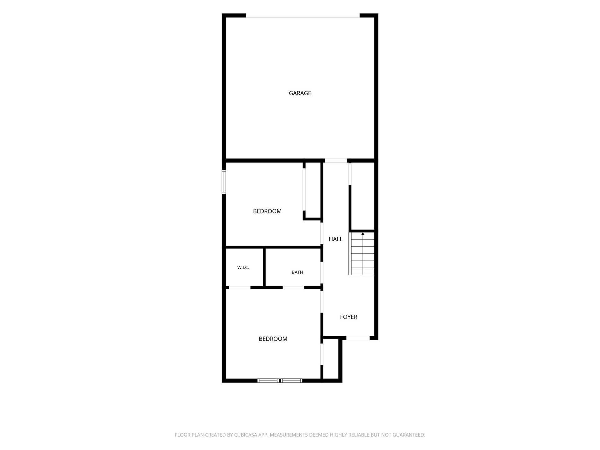 2217 Bastrop Street, Houston, TX 77003 First floor floor plan.