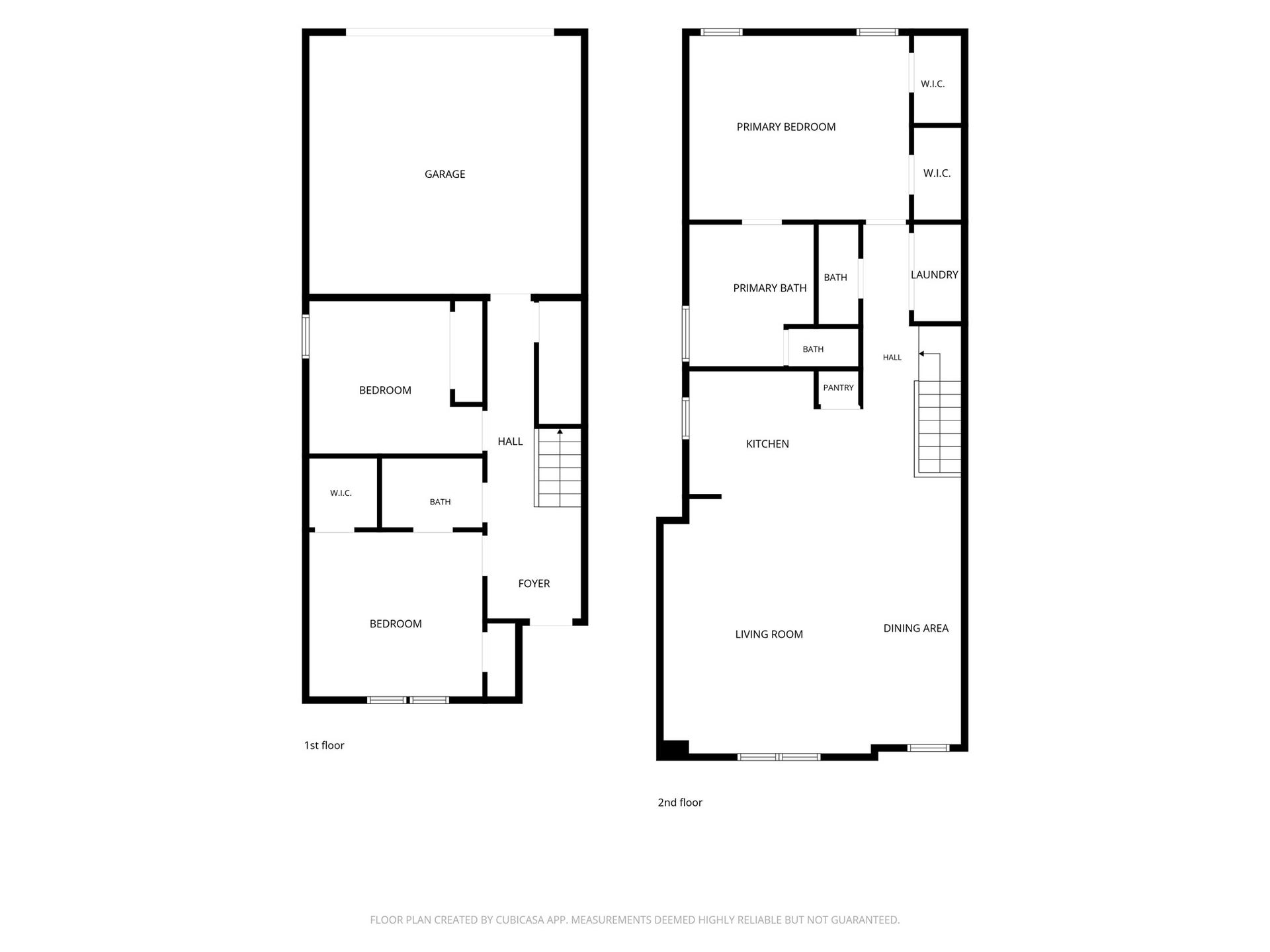2217 Bastrop Street, Houston, TX 77003 Combined floor plan.